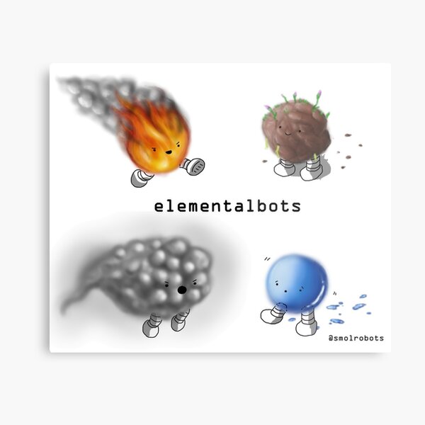Elementalbots Metal Print