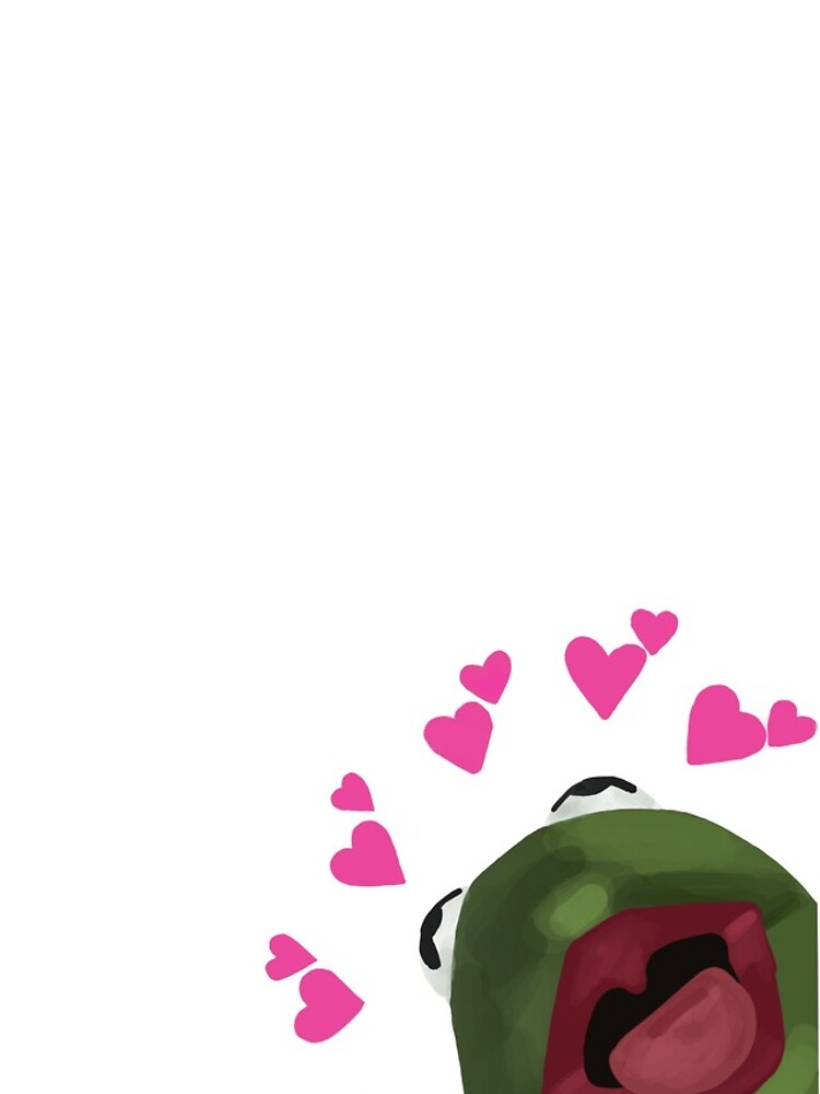 "Kermit with Heart Emojis " iPhone Case & Cover by mayabond Redbubble