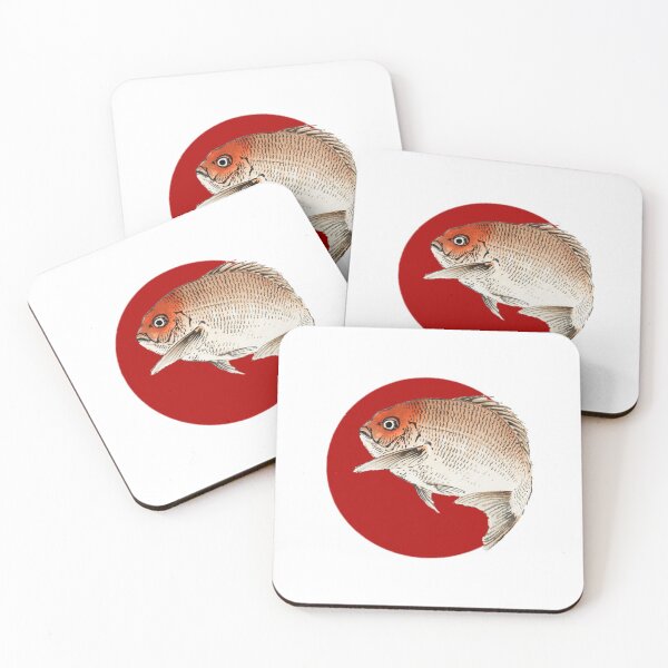 Item preview, Japanese Flag - Red Sea Bream designed and sold by weavernap.