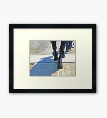 The Work Is Done Framed Print