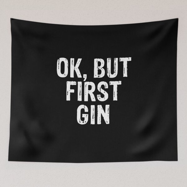 Aperçu de l'œuvre Ok mais premier gin créée et vendue par PeerlessMerch.