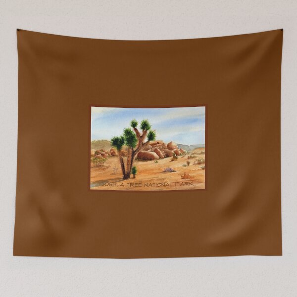 Item preview, Joshua Tree National Park Watercolor Painting designed and sold by MMc Buck.