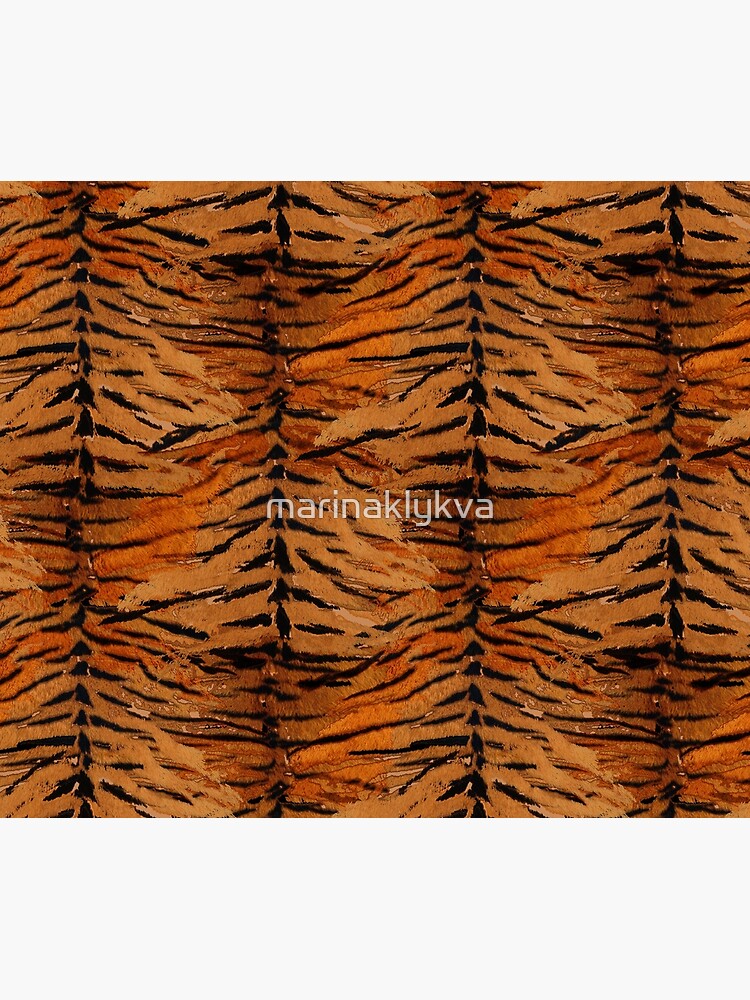 Tiger skin, stylish, tiger, striped, animal print. by marinaklykva