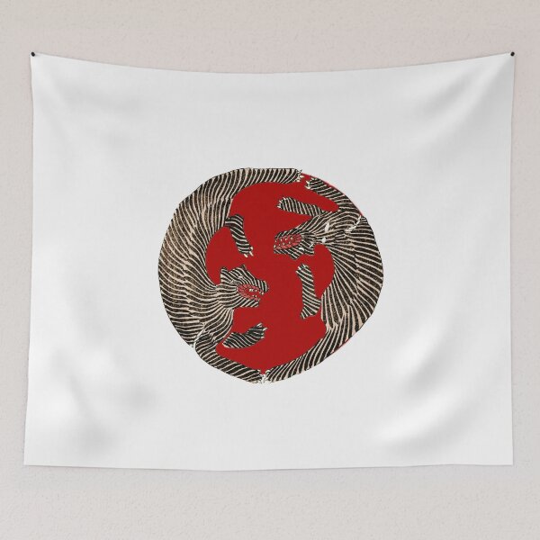 Item preview, Japanese Flag - Tigers designed and sold by weavernap.
