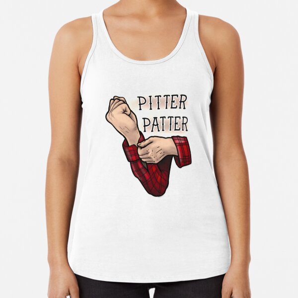 Pitter patter Racerback Tank Top