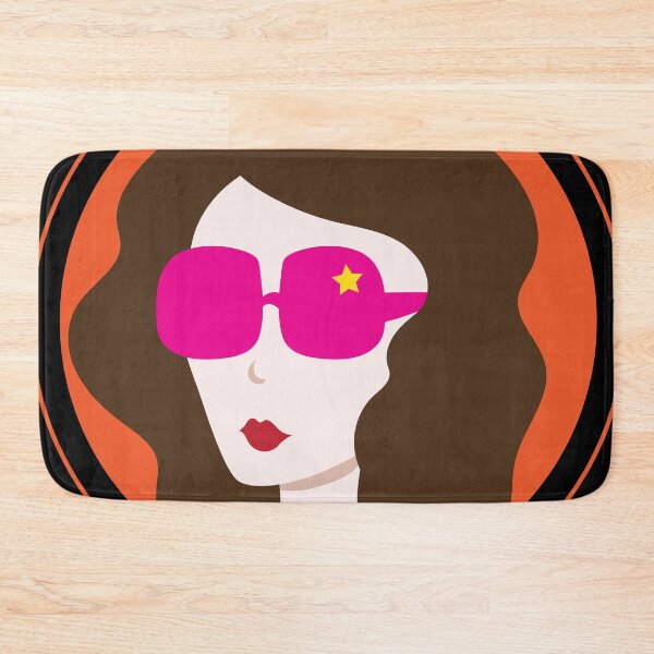 Item preview, brunette woman with sunglasses designed and sold by Catcrea.