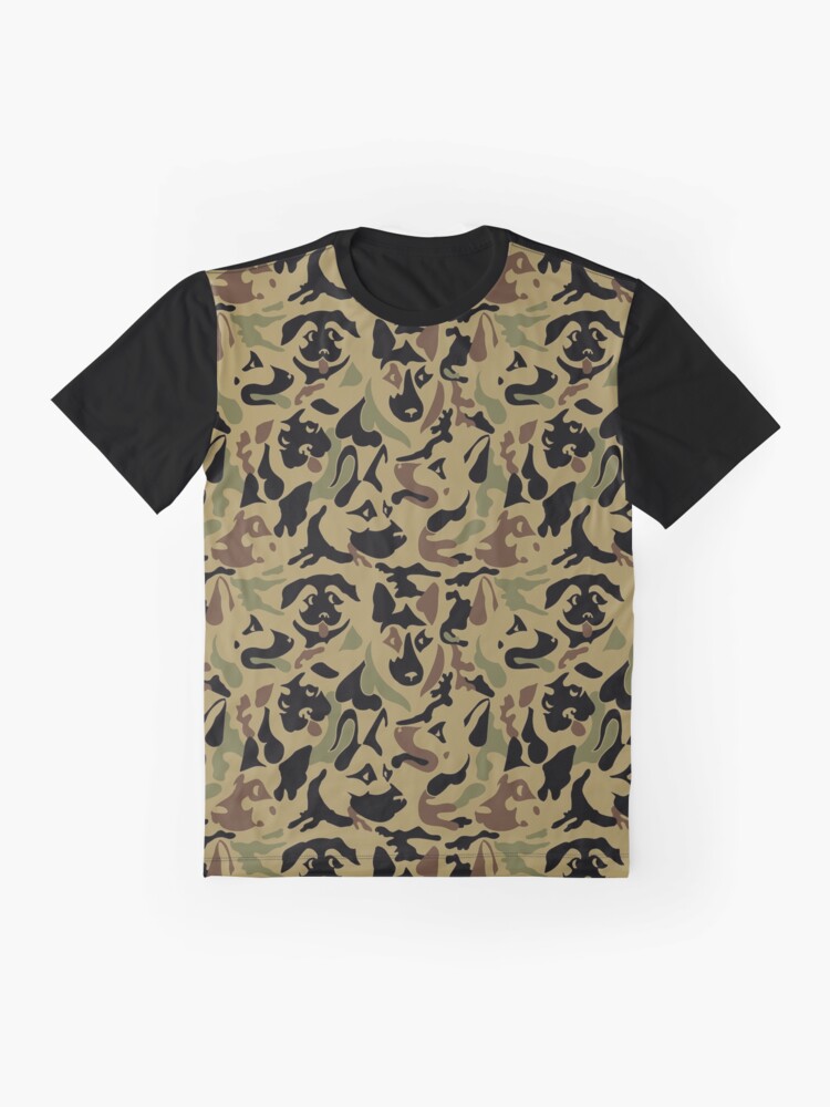 German shepherd hot sale camo shirt