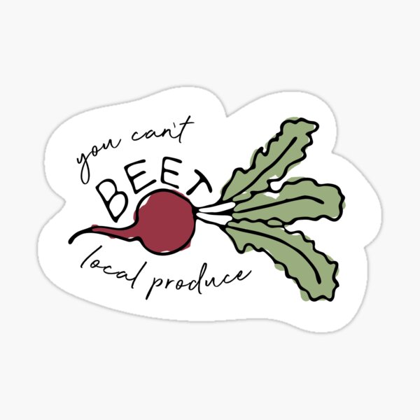 Item preview, You Cant Beet Local Produce designed and sold by Amanda Giordano.
