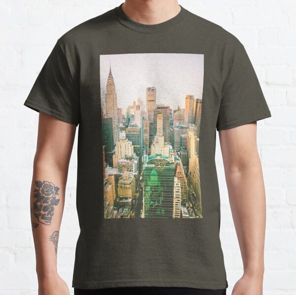 Perfect New York City Baseball Downtown NYC Skyline Gift T-Shirt