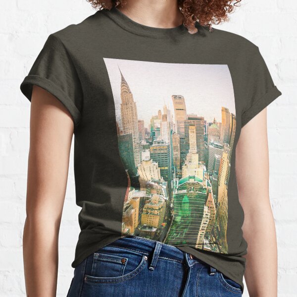 New York City Skyline T-Shirts Redbubble for Sale 