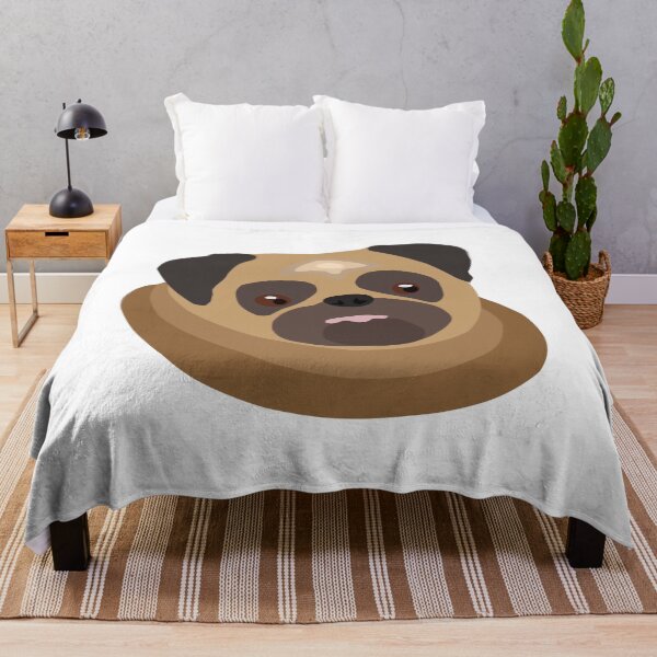 Item preview, Cute fat pug – drawing of a puppy pug designed and sold by plumpjose.