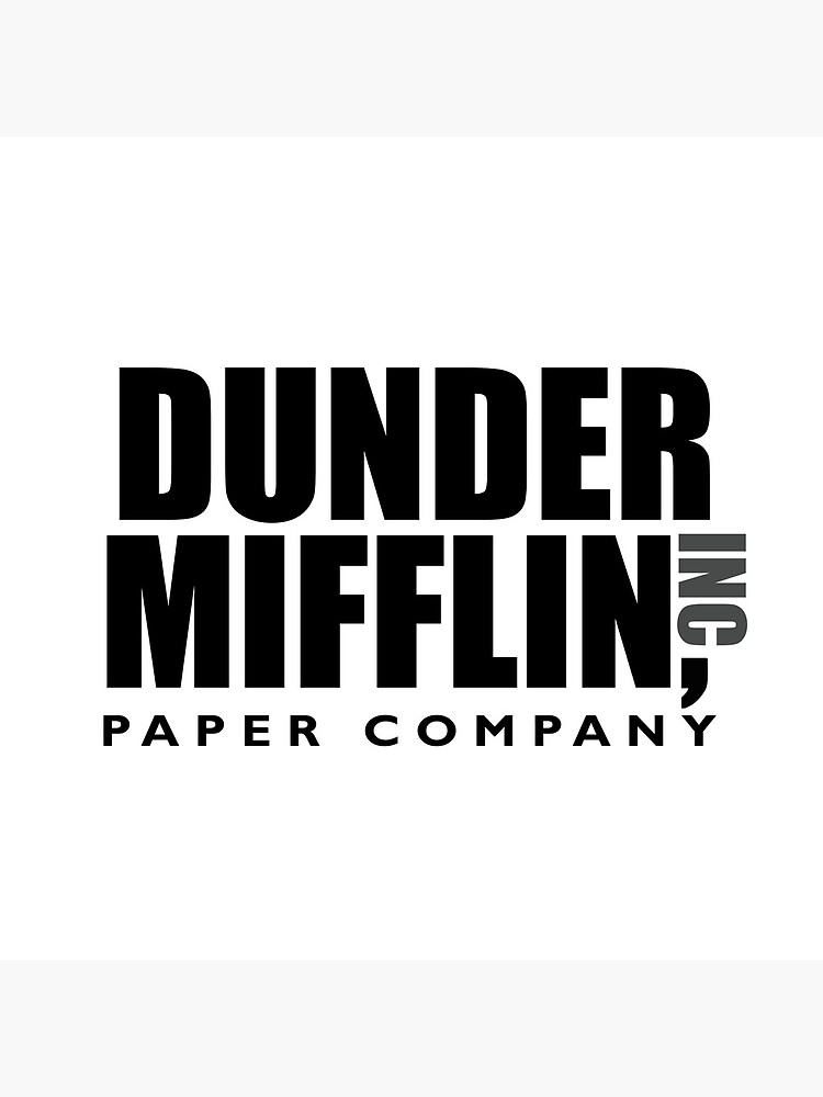 The Dunder Office Mifflin Inc. Design, T-Shirt, tshirt, tee, jersey, poster, Original Funny Gift Idea, Dwight Best Quote From by clothorama