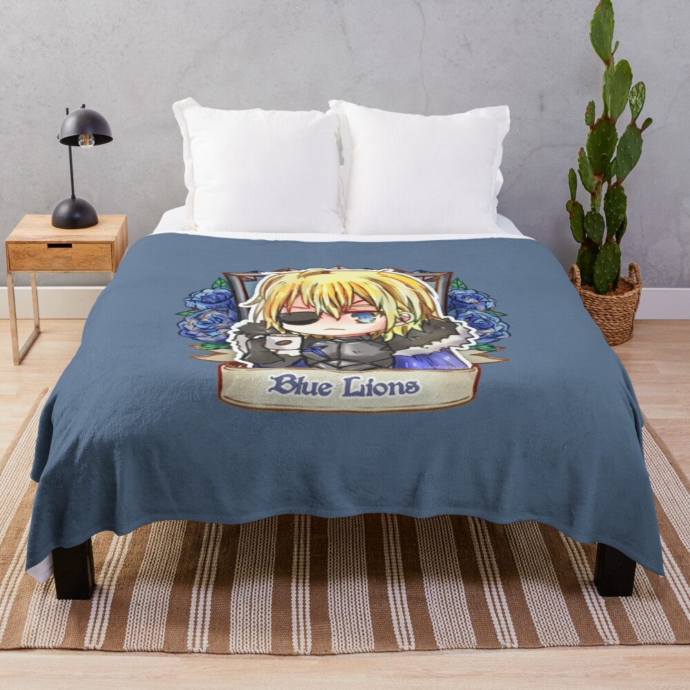 Dimitri of the Blue Lions! (Timeskip) Throw Blanket