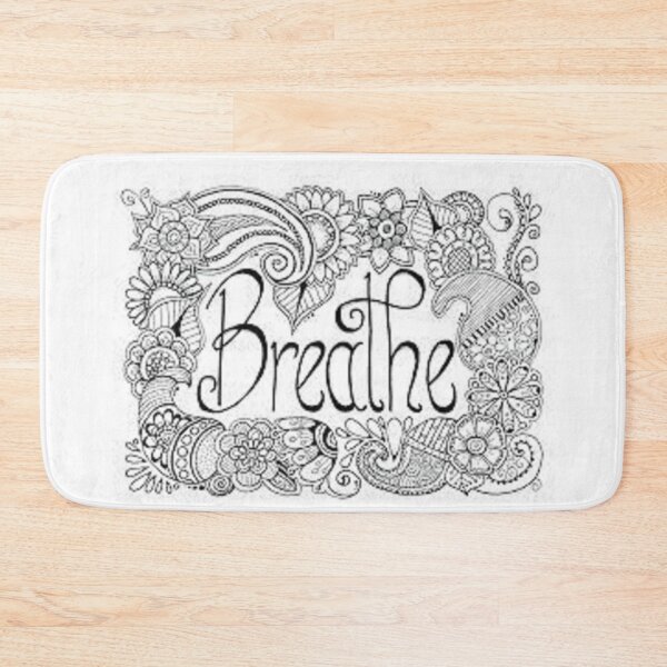Item preview, Black and White Breathe printed on apparel, accessories, mugs, stickers, posters.  designed and sold by lduke47.