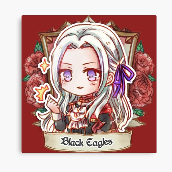 Edelgard of the Black Eagles! Canvas Print