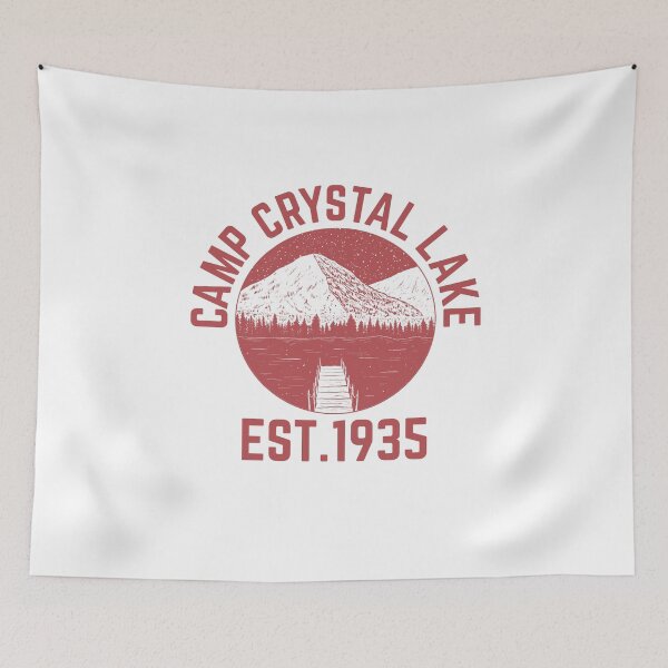 Item preview, Funny 1980's Horror Movie Camp Fan | Crystal Lake Counselor designed and sold by maxhater.