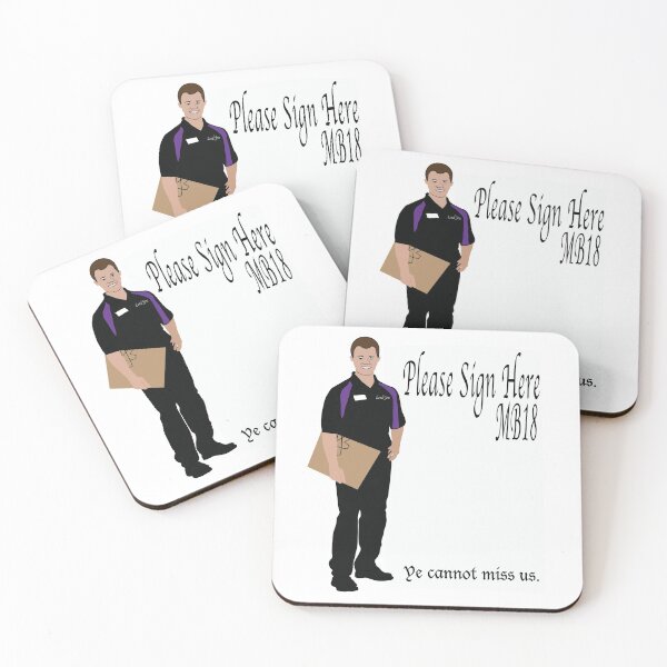 Item preview, Please sign here. You can't miss us. MB18 FedEx Jon designed and sold by nekodokai1.