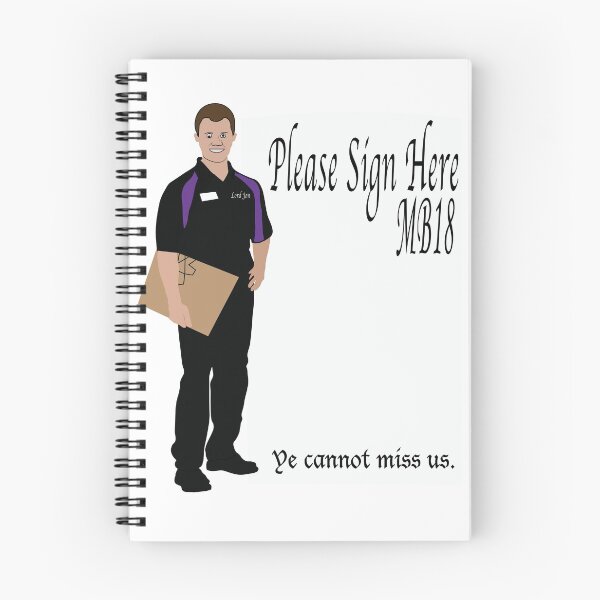 Item preview, Please sign here. You can't miss us. MB18 FedEx Jon designed and sold by nekodokai1.