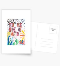You Are Made Of Magic Postcards