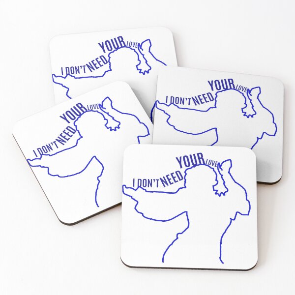 Item preview, SIX the MUSICAL I Don’t Need Your Love Silhouette Quote designed and sold by broadway-babies.