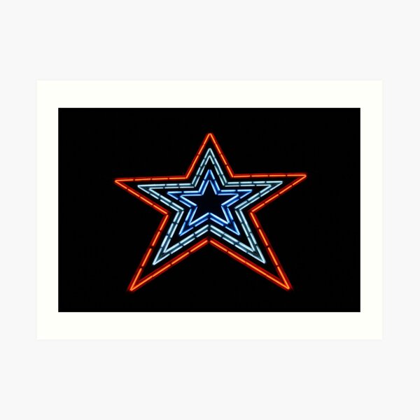 Mill Mountain Star Art Print