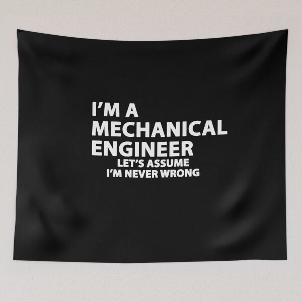 Item preview, I'm A Mechanical Engineer - Funny Slogan  designed and sold by PeerlessMerch.