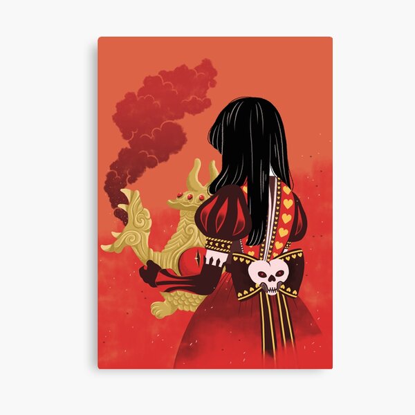 Alice, what have you done? Canvas Print