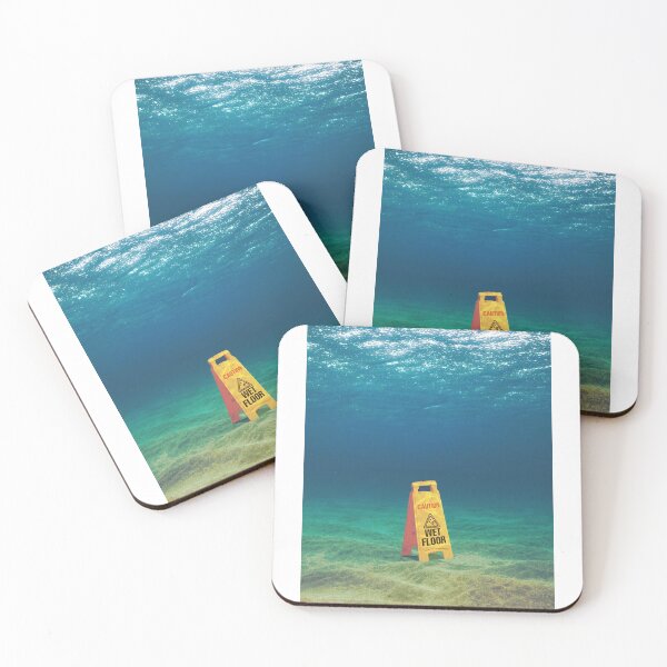 Item preview, Underwater Wet Floor Sign designed and sold by Foxicopter.
