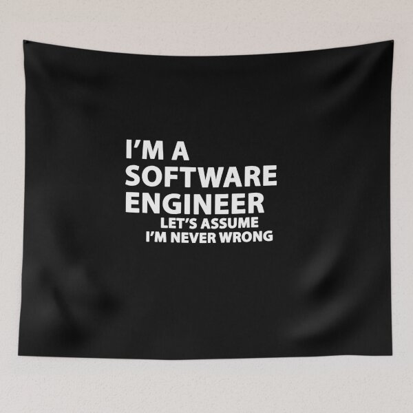Item preview, I'm A Software Engineer - Funny Slogan designed and sold by PeerlessMerch.