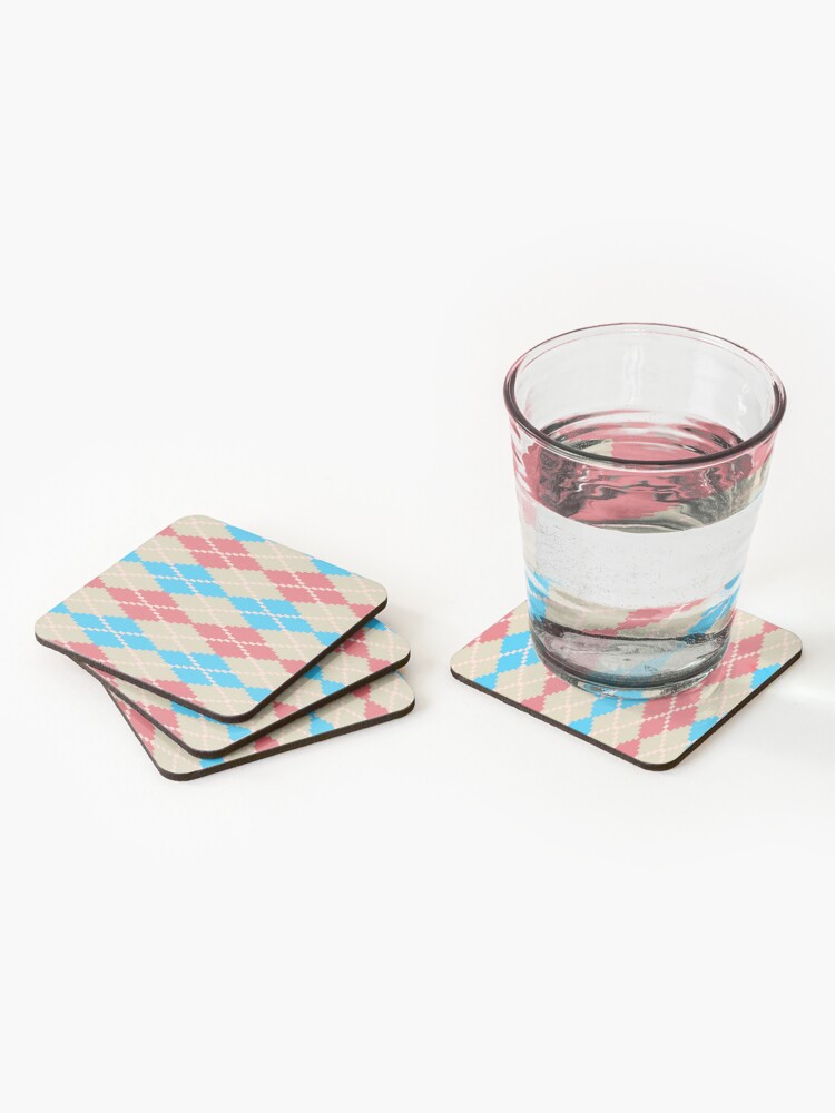 Alternate view of At the Beach Argyle Coasters (Set of 4)