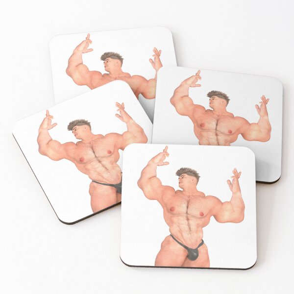 Item preview, Big bodybuilder posing 3 designed and sold by 3D-Warrior.