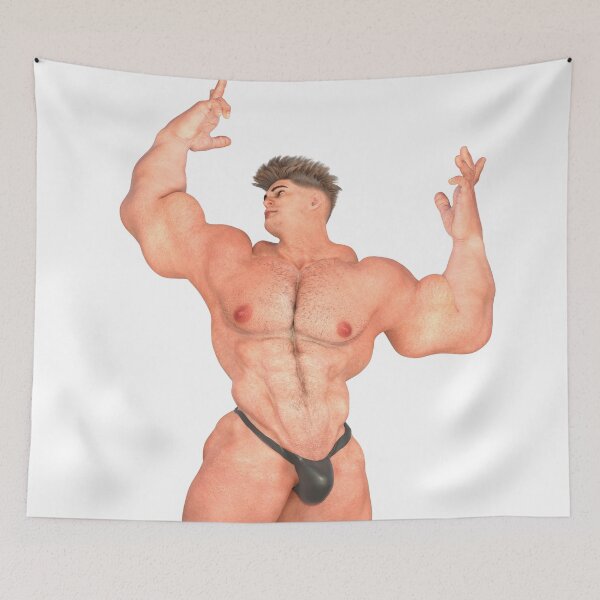 Item preview, Big bodybuilder posing 3 designed and sold by 3D-Warrior.