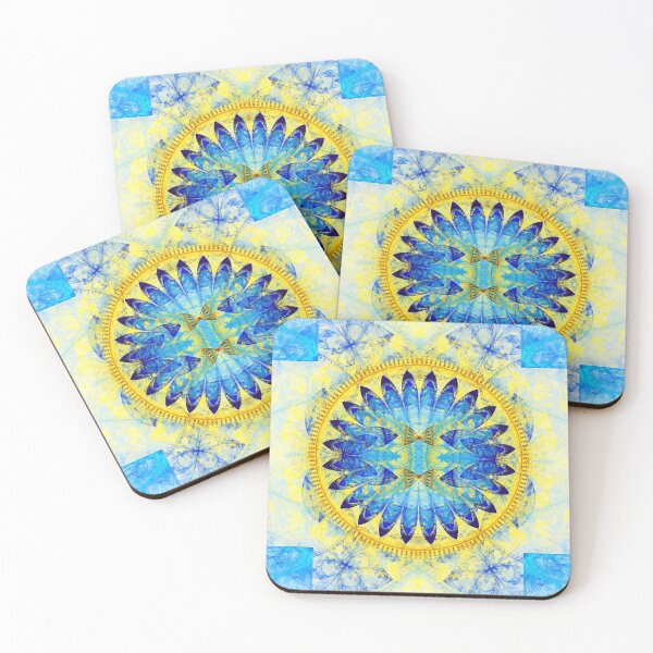 Item preview, Fractal Apoll Yellow by Cesca Veo designed and sold by cescaveo.