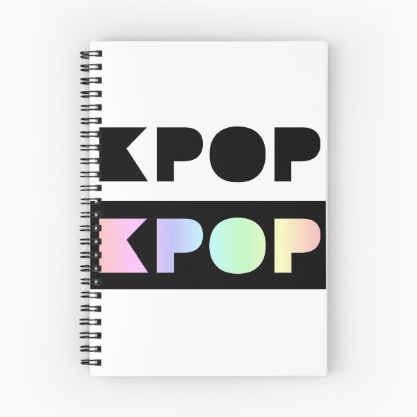 Item preview, Kpop Typography (pastel rainbow) designed and sold by BetweenTwoPages.