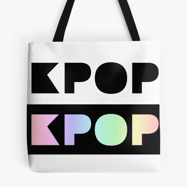 Item preview, Kpop Typography (pastel rainbow) designed and sold by BetweenTwoPages.