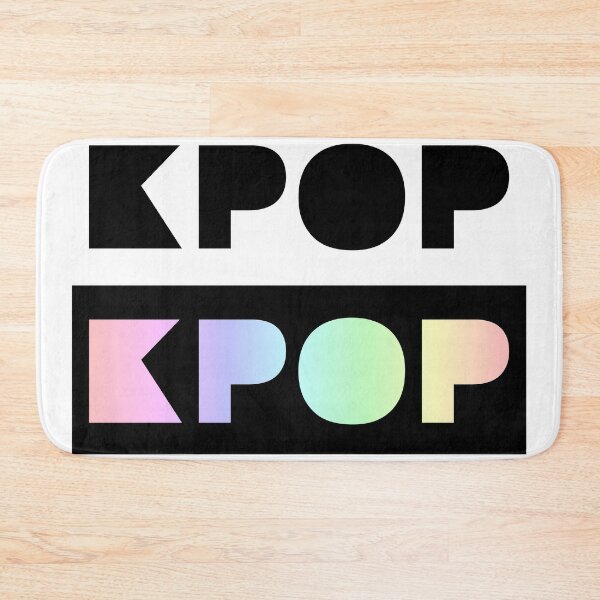 Item preview, Kpop Typography (pastel rainbow) designed and sold by BetweenTwoPages.