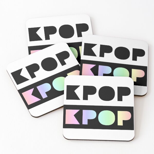 Item preview, Kpop Typography (pastel rainbow) designed and sold by BetweenTwoPages.