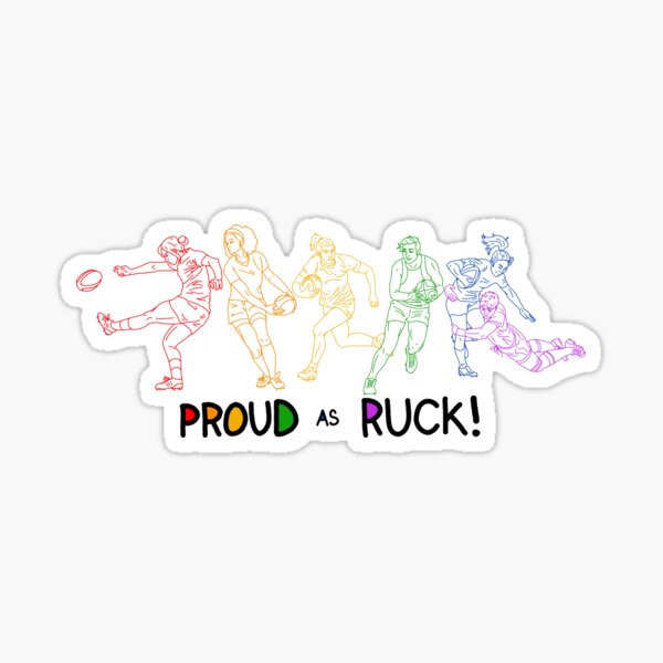 Proud as RUCK! Sticker
