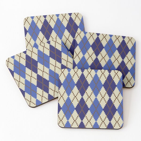 Item preview, Blueberry Scone Argyle designed and sold by Valerie Bennett.