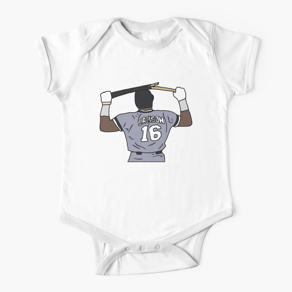 Bo Jackson Breaking A Bat Baby One-Piece