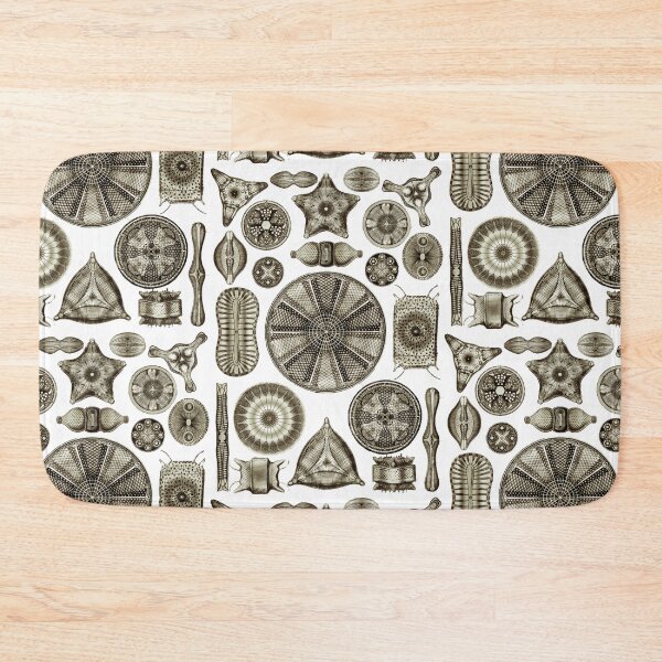 Item preview, Ernst Haeckel Diatoms Vintage Brown designed and sold by aimeewilson.