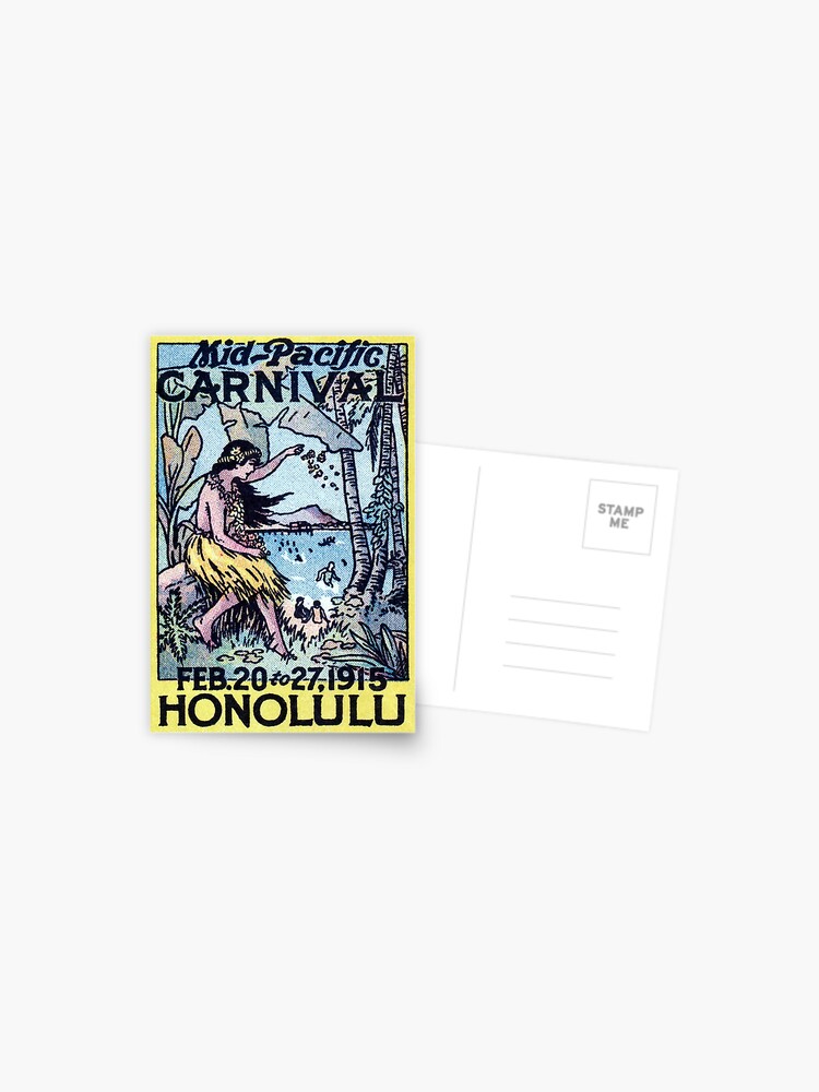 1915 Mid Pacific Carnival, Honolulu Hawaii