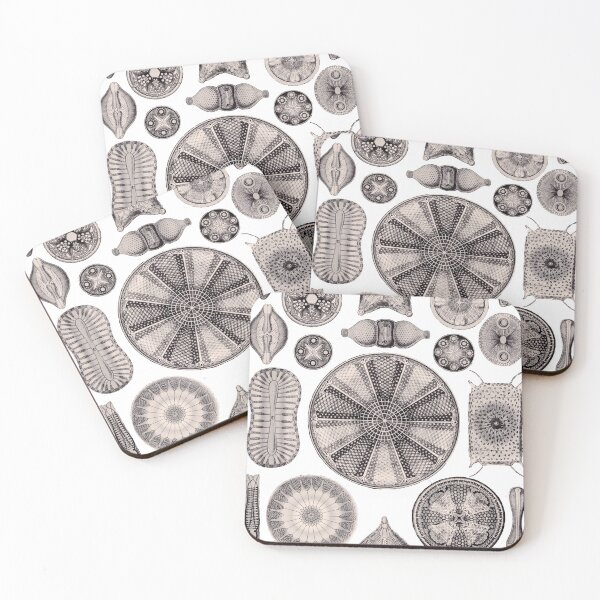Item preview, Ernst Haeckel Diatoms Lavender Grey designed and sold by aimeewilson.