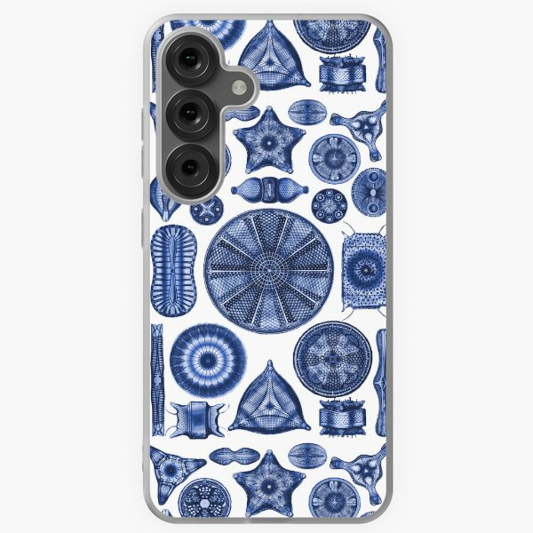 Item preview, Ernst Haeckel Diatoms Indigo Blue designed and sold by aimeewilson.