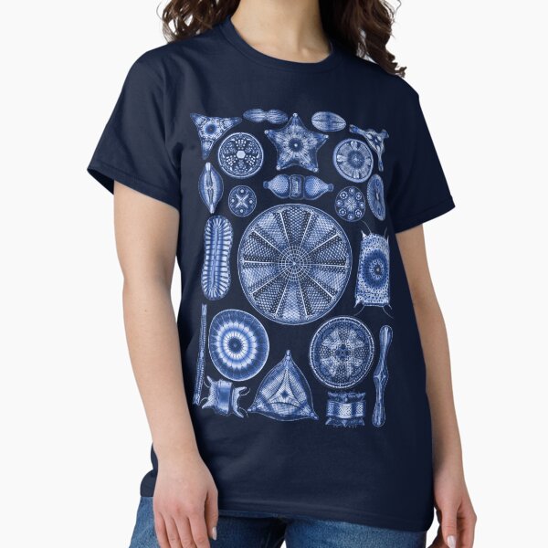 Artikel-Vorschau von Ernst Haeckel Diatoms Indigo Blue, designt und verkauft von aimeewilson.