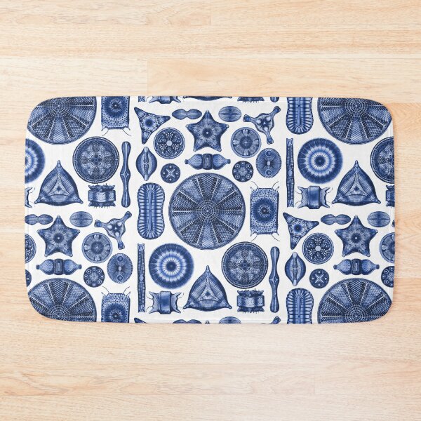 Item preview, Ernst Haeckel Diatoms Indigo Blue designed and sold by aimeewilson.