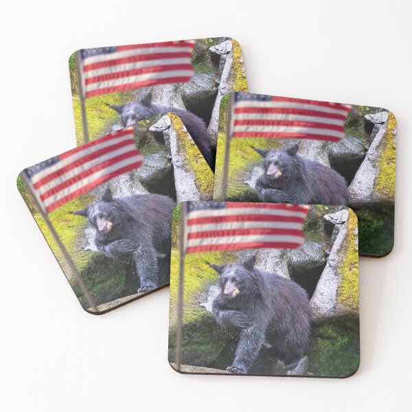 Item preview, Patriotic Black Bear designed and sold by Alex Preiss.