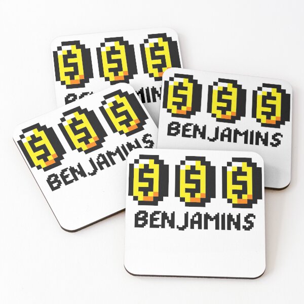 Item preview, Coins Benjamins 8 Bit  designed and sold by modernzen.