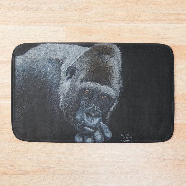 Item preview, Silver back Gorilla "contemplation" designed and sold by cathyscreations.