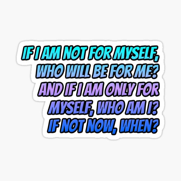 Item preview, Hillel the Elder Gradient Quote designed and sold by Valerie Berman.